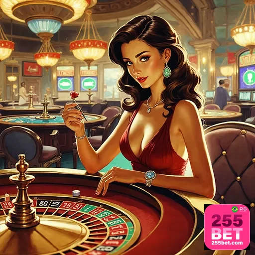 Imagem de jogadores aproveitando promoções atrativas no cassino online 255bet